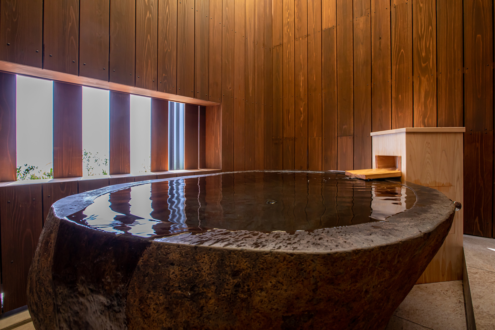 源泉掛け流し 客室露天風呂